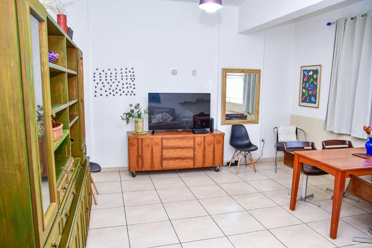 Charmoso Apto A Beira-Mar Com Wi-Fi Em Santos Sp Lägenhet Exteriör bild